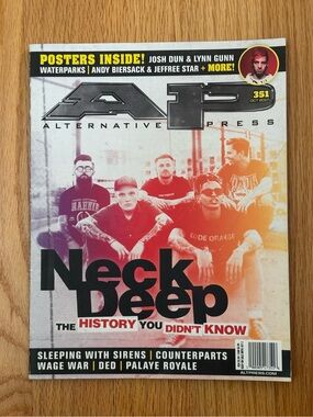 Alternative Press magazine issue 351 Oct 2017 Neck Deep cover